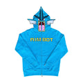Aimbot Full Zip Hoodie Blue