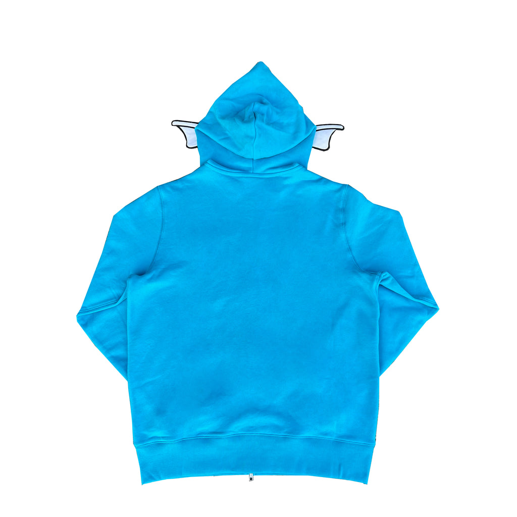 Aimbot Full Zip Hoodie Blue