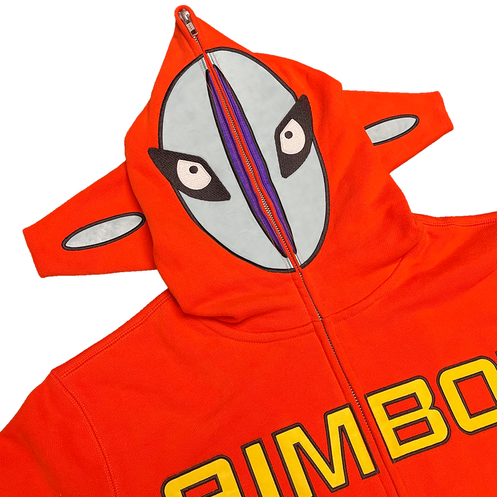 Aimbot Full Zip Hoodie Orange