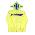 Aimbot Shiny Full Zip Hoodie Yellow