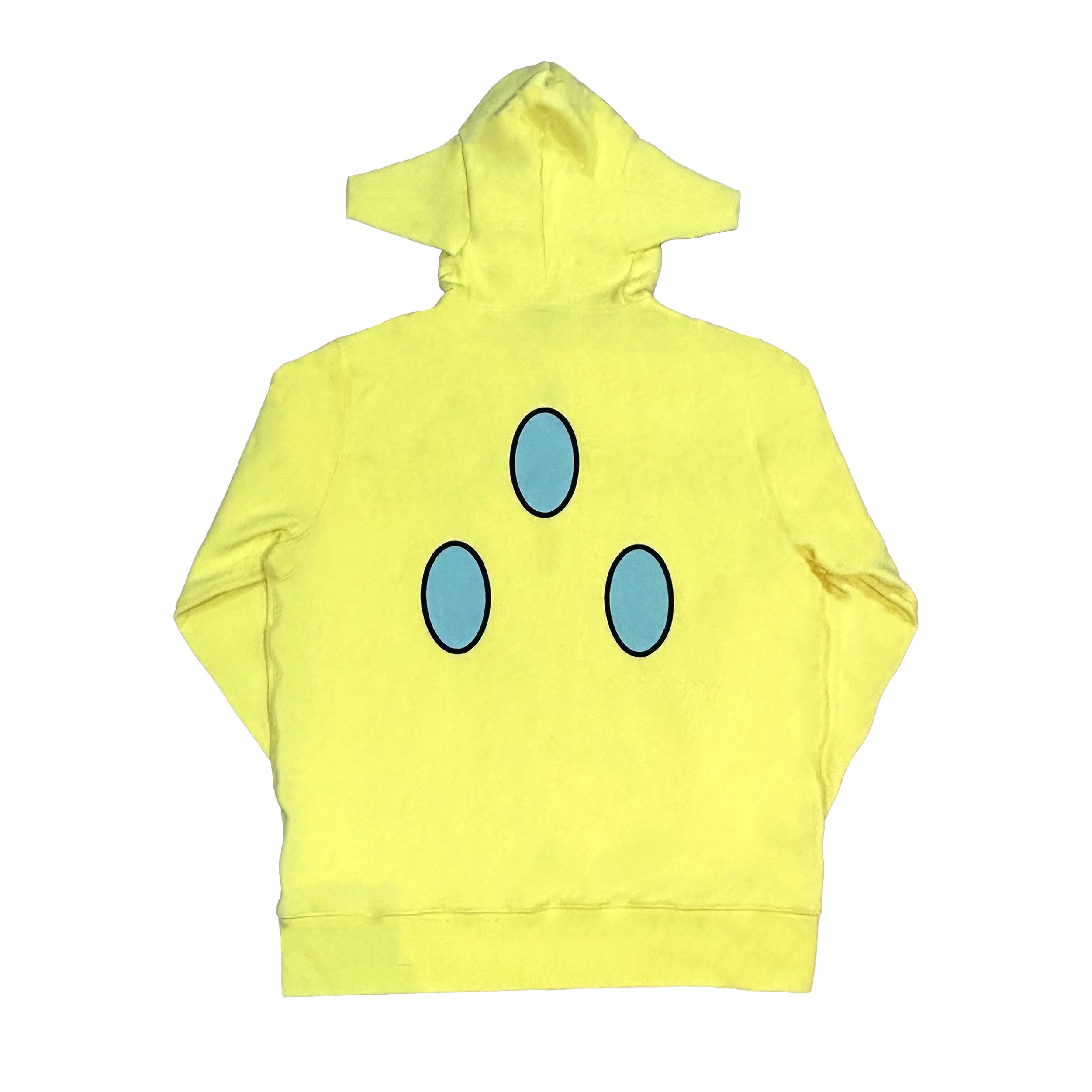 Aimbot Shiny Full Zip Hoodie Yellow
