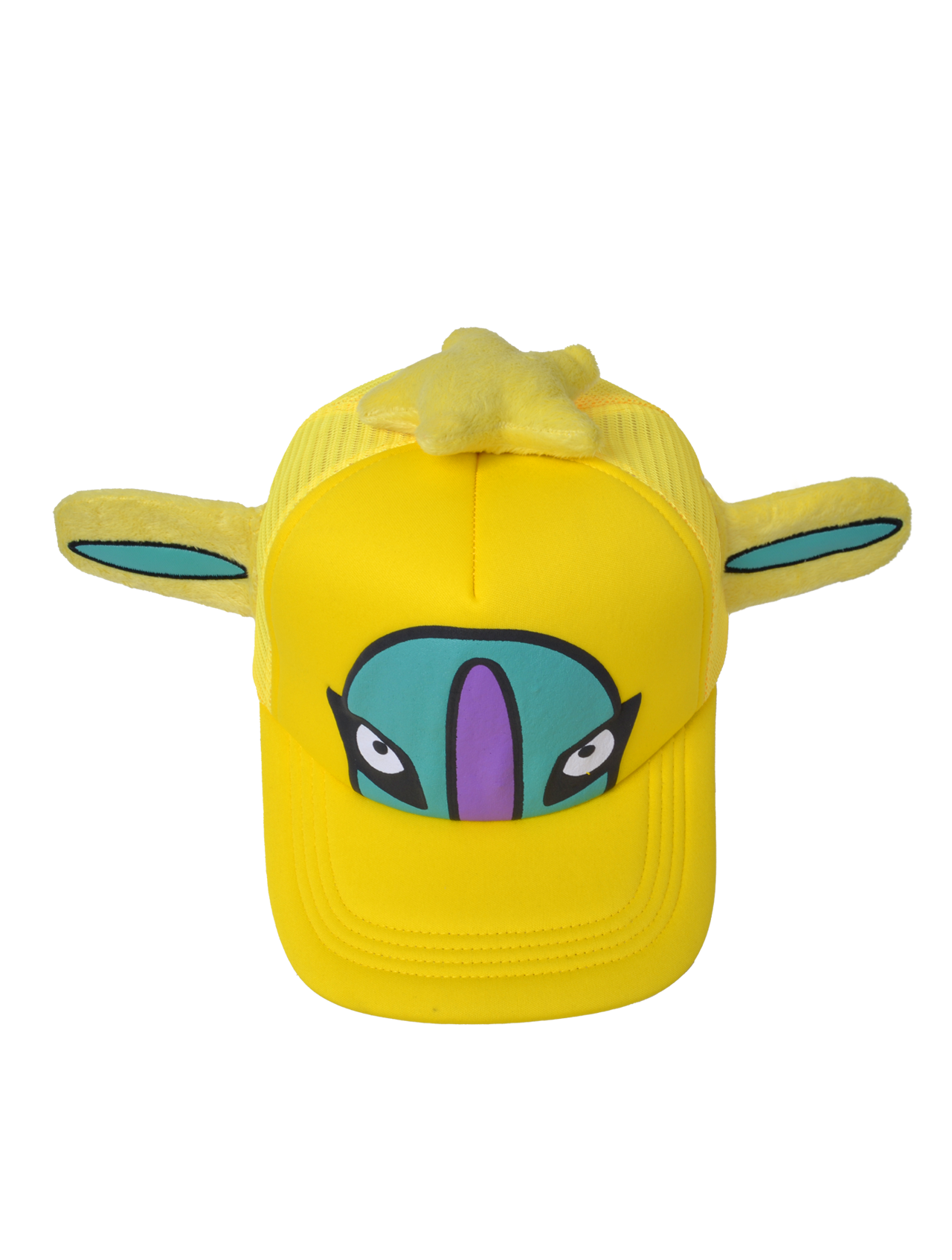 Aimbot Shiny Plush Trucker Hat Yellow