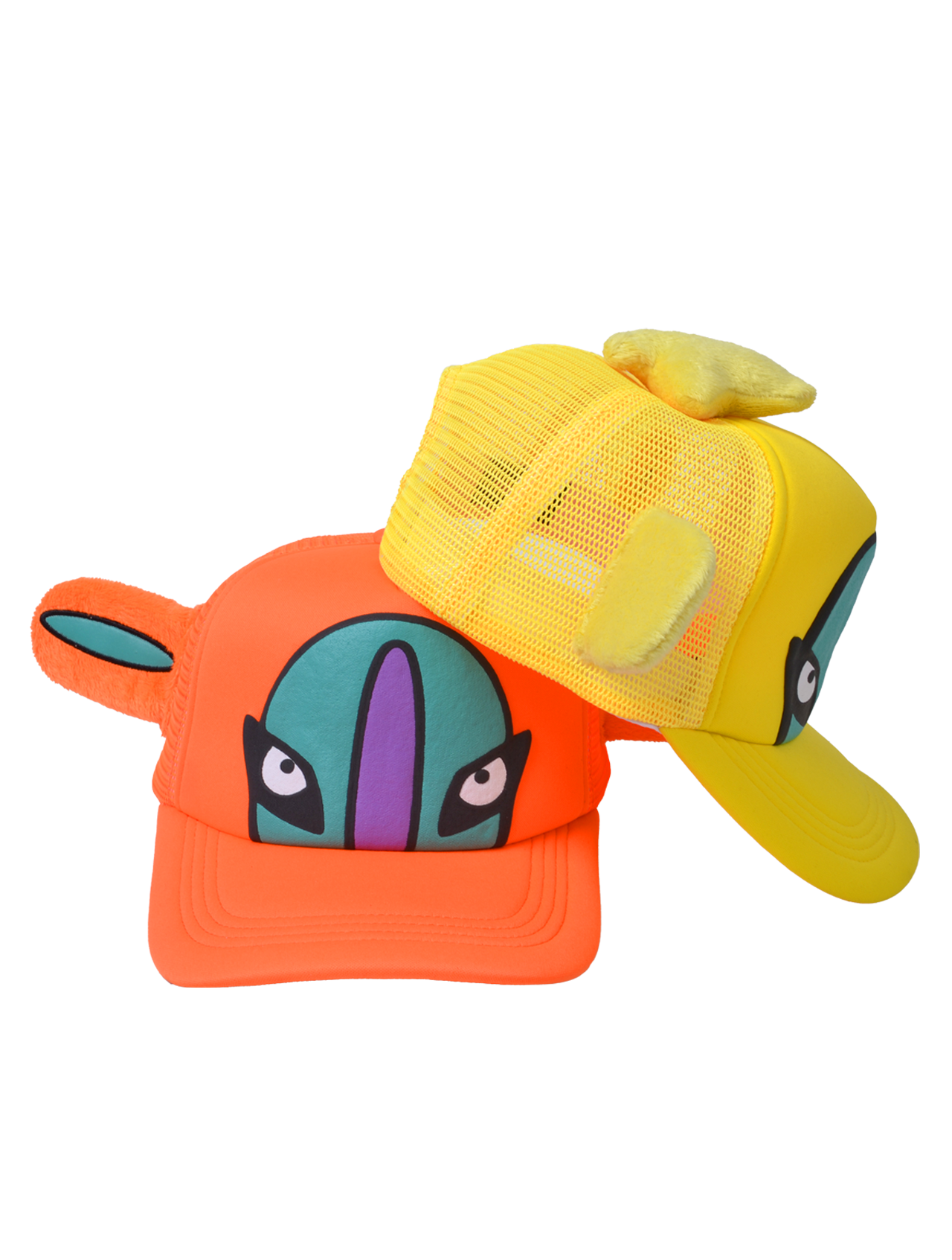 Aimbot Plush Trucker Hat Orange