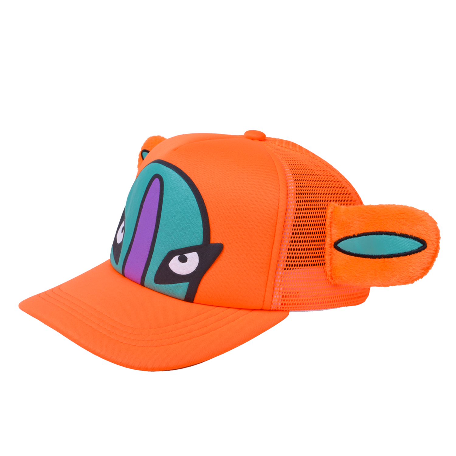 Aimbot Plush Trucker Hat Orange